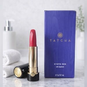 💄Tatcha Kyoto Red Silk Lipstick | Luxury Japanese Lip Color 3.7g